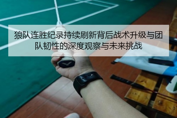 狼队连胜纪录持续刷新背后战术升级与团队韧性的深度观察与未来挑战